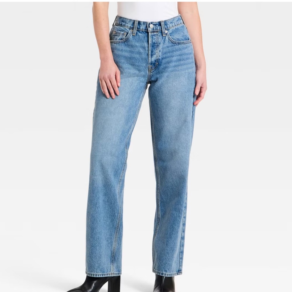 Target Valentines Day Heart Pockets Jeans Low Rise Baggy Size 2 Medium Wash NWT